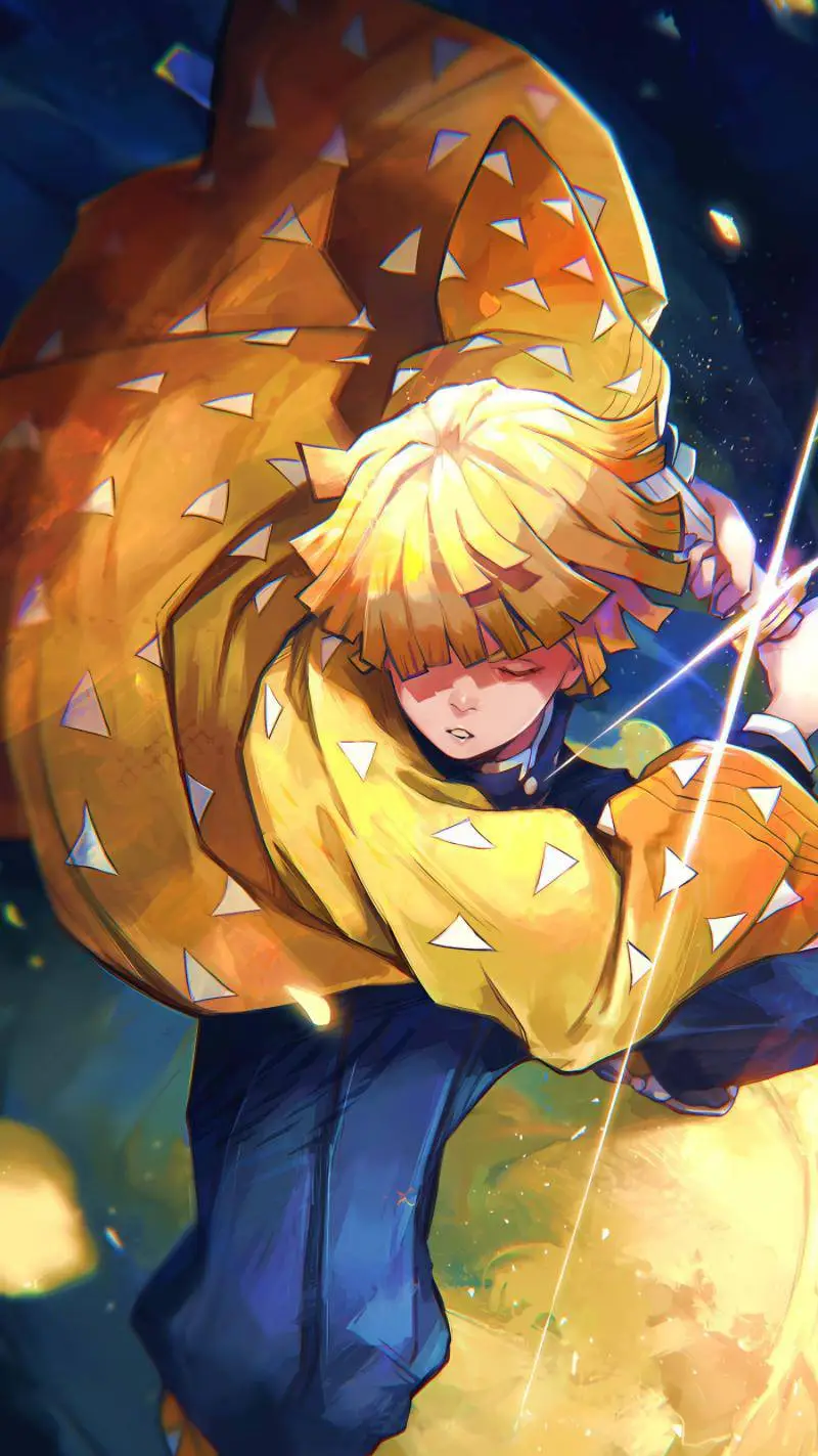 ai character: Zenitsu Agatsuma background