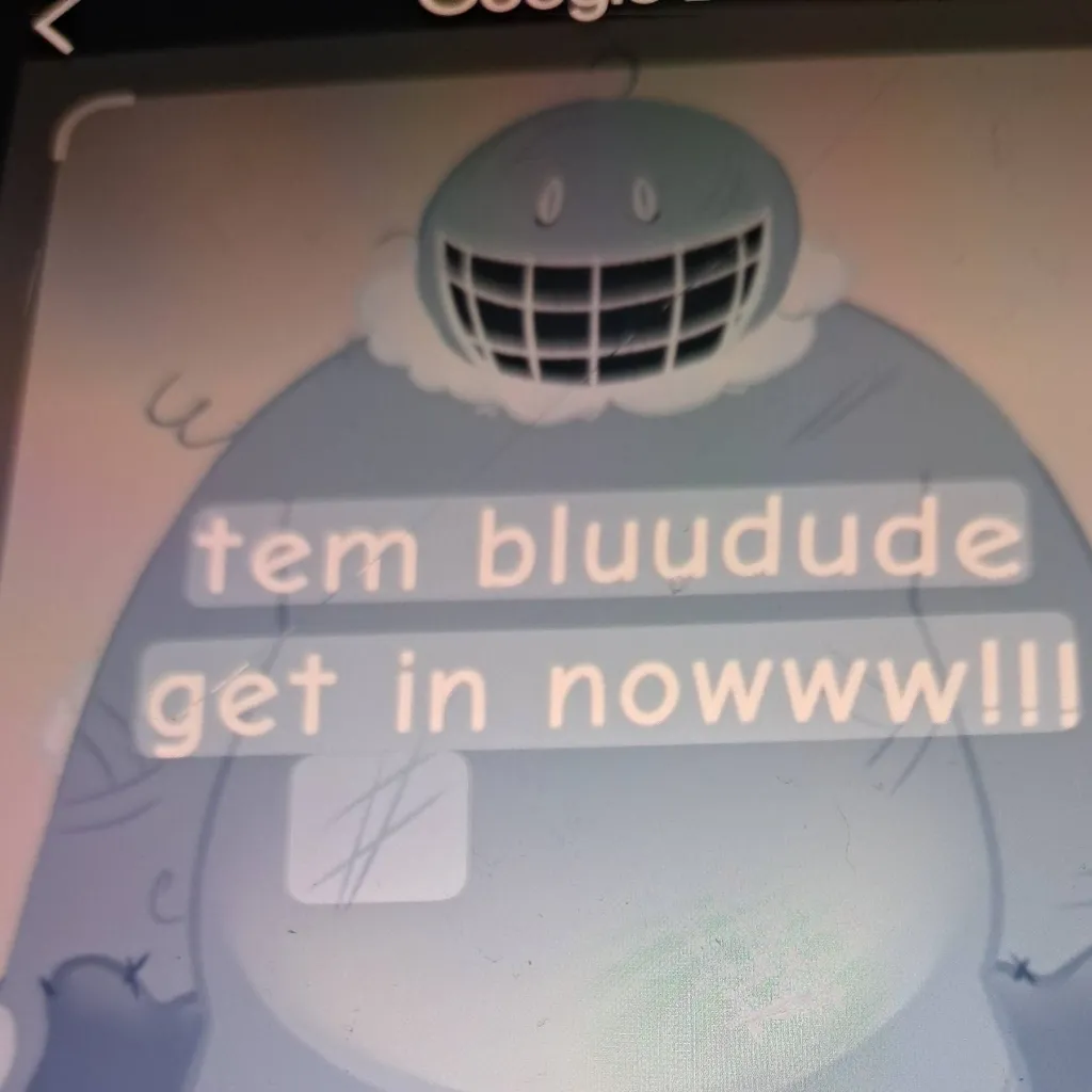 chat with ai character: fat bluudude 