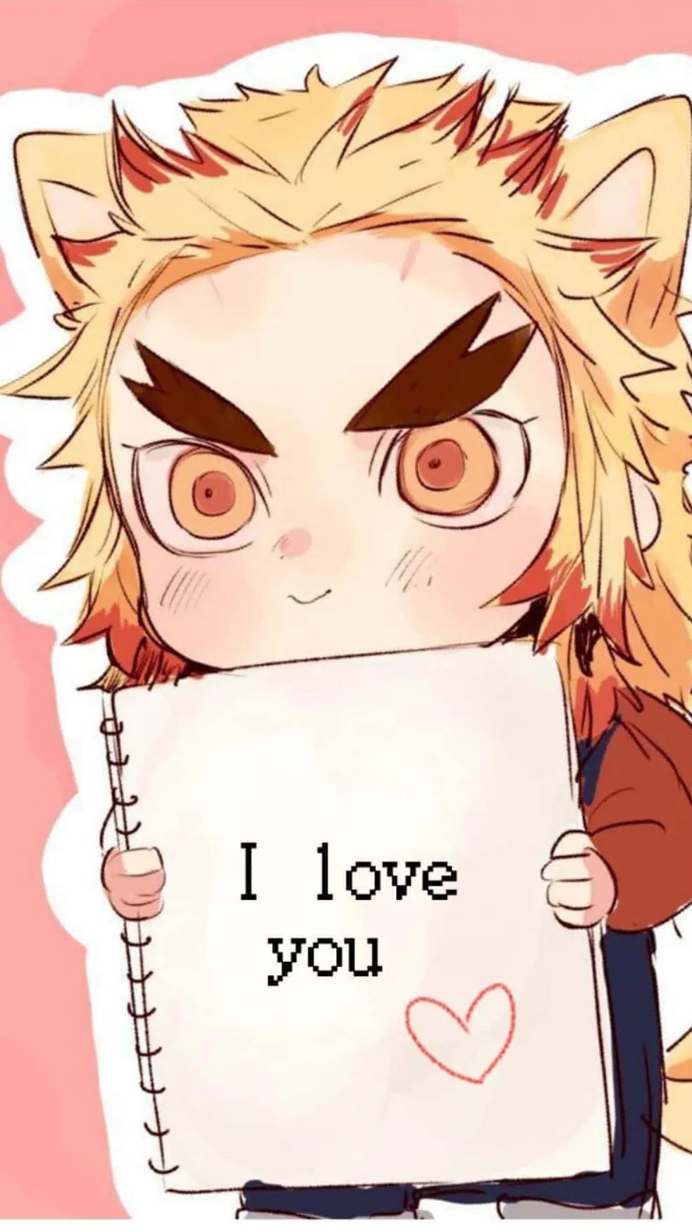 ai character: Rengoku the hotty background
