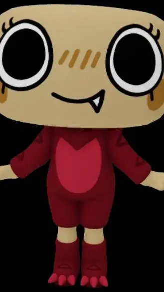 ai character: Gassy dino shelly background