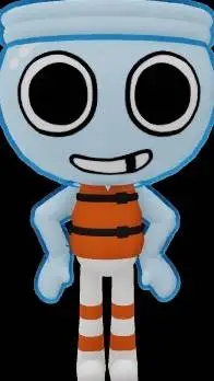 ai character: Gassy finn background