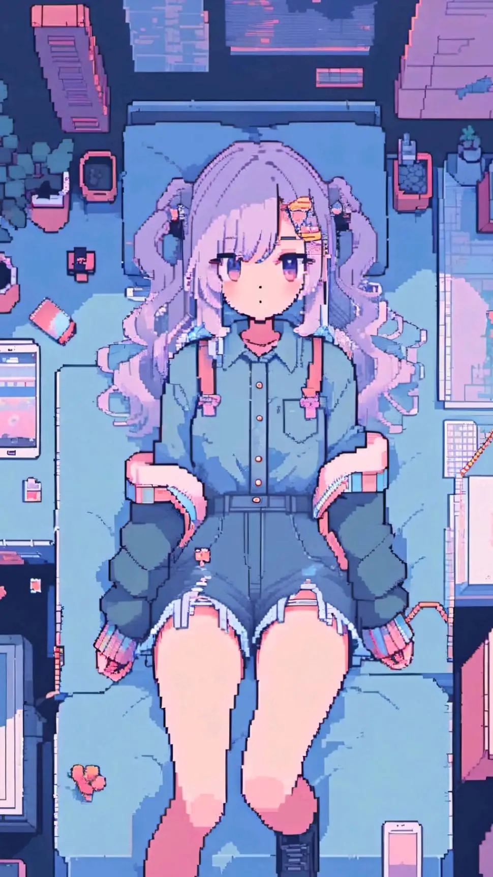 ai character: lily background