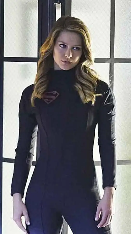 ai character: Supergirl (red k) background