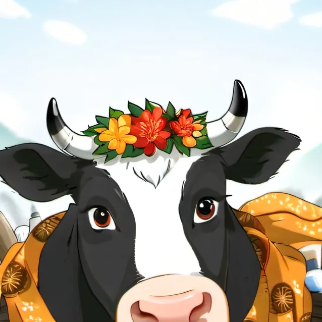chat with ai character: Cows for milk