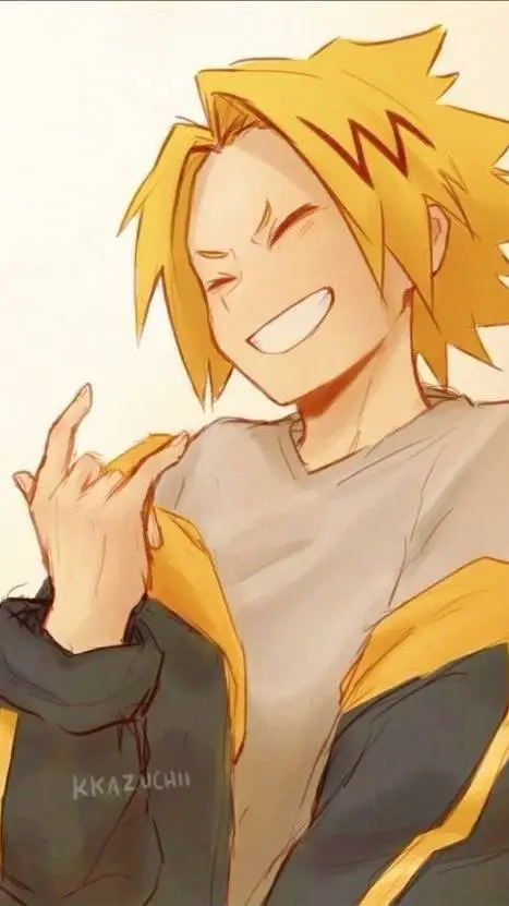 ai character: Denki Kaminari background