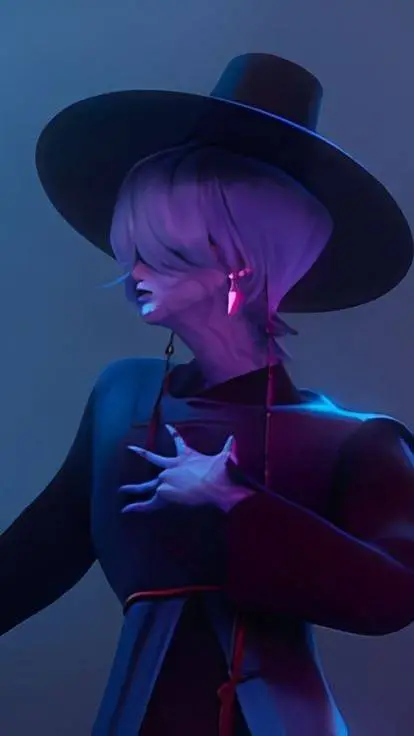 ai character: Mystery (Saja)  background