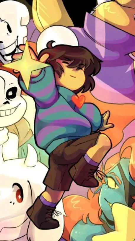 ai character: undertale background