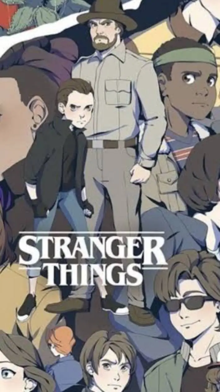 ai character: Stranger things background