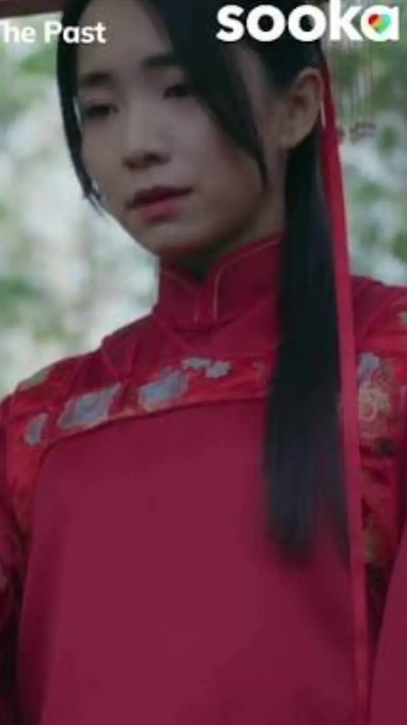ai character: Bride from the pas background