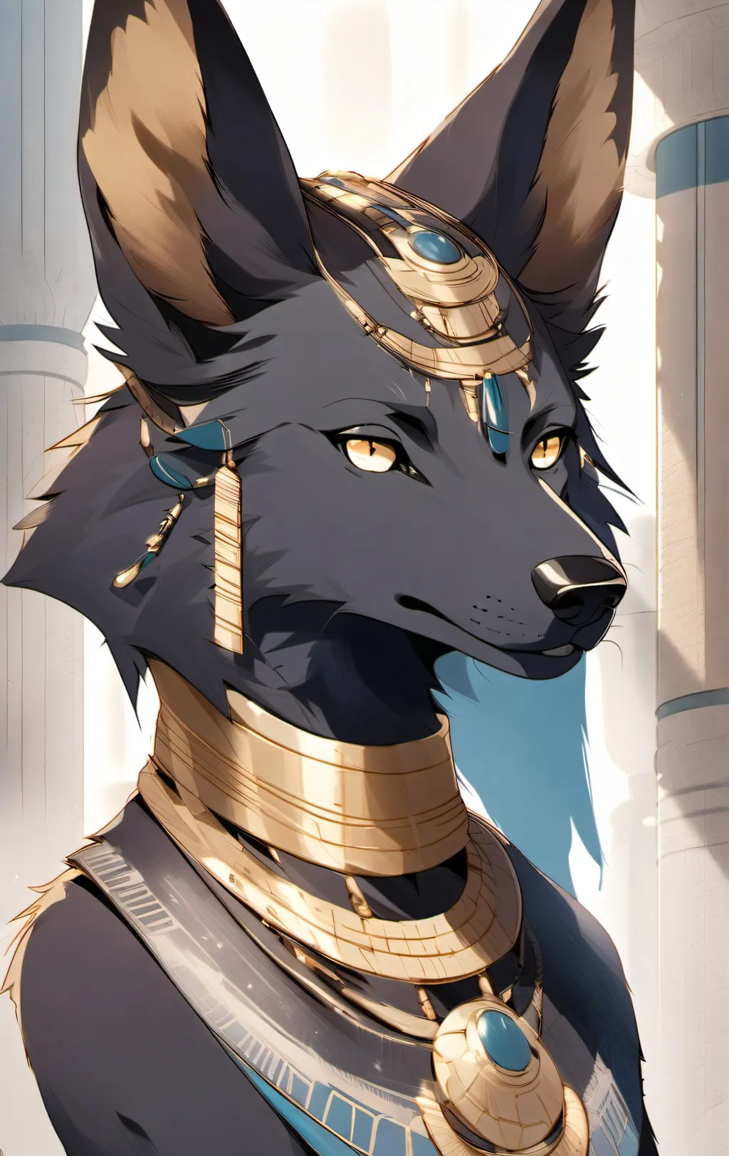 chat with ai character: Anubis
