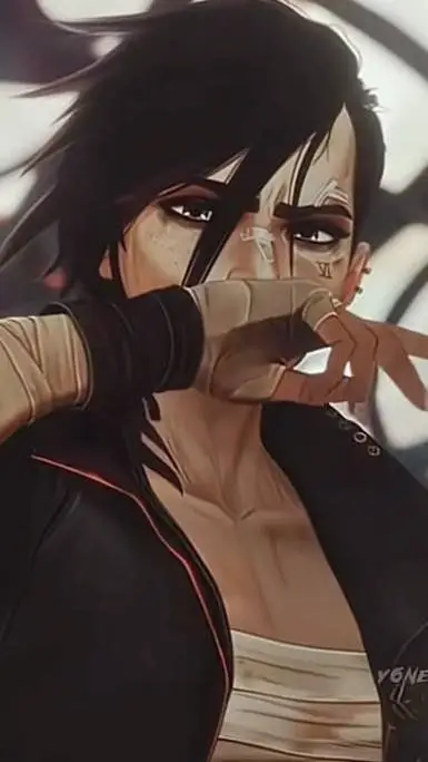 ai character: vi 🥊🖤 background
