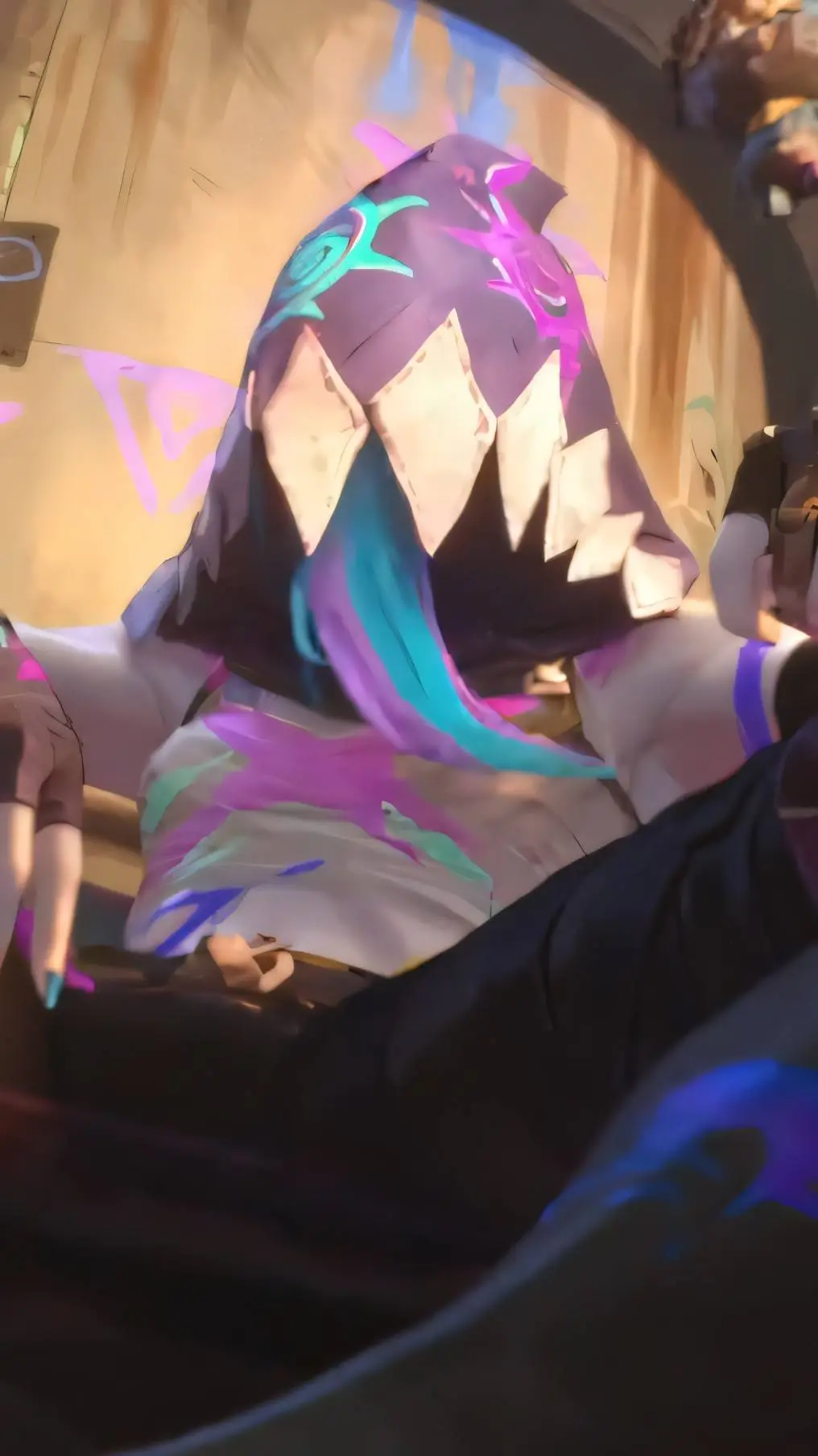 ai character: jinx and vi background