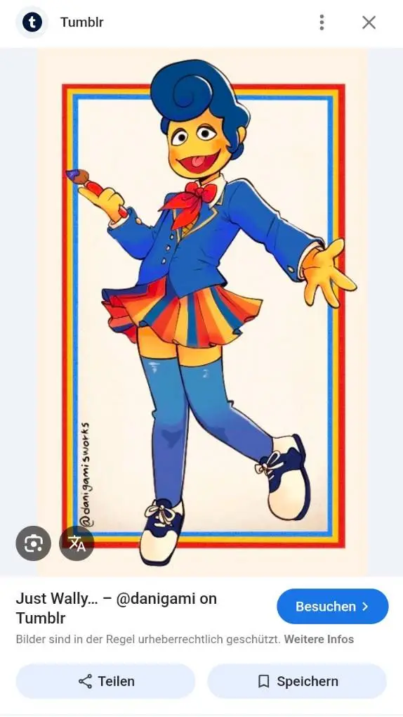 ai character: Just Wally!1!1!1 background
