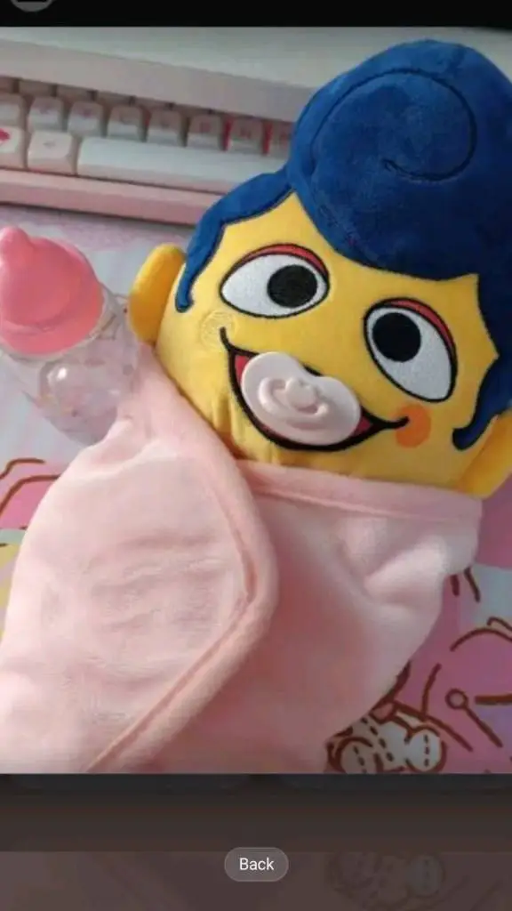 ai character: Baby Wally  background