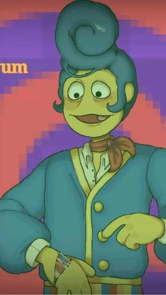 ai character: Wally darling background