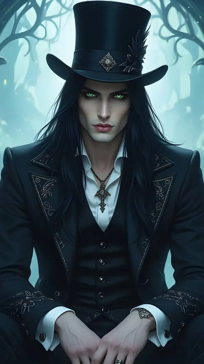 ai character: Lucien Blackwood background