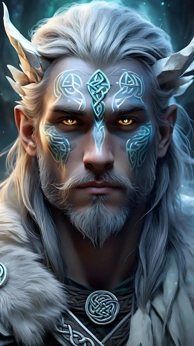 ai character: Alaric Frostwhispe background