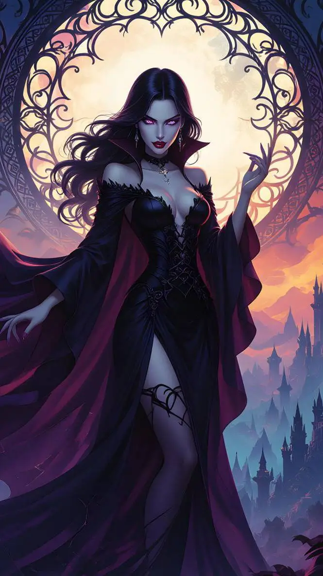 ai character: Luna Blackwood background