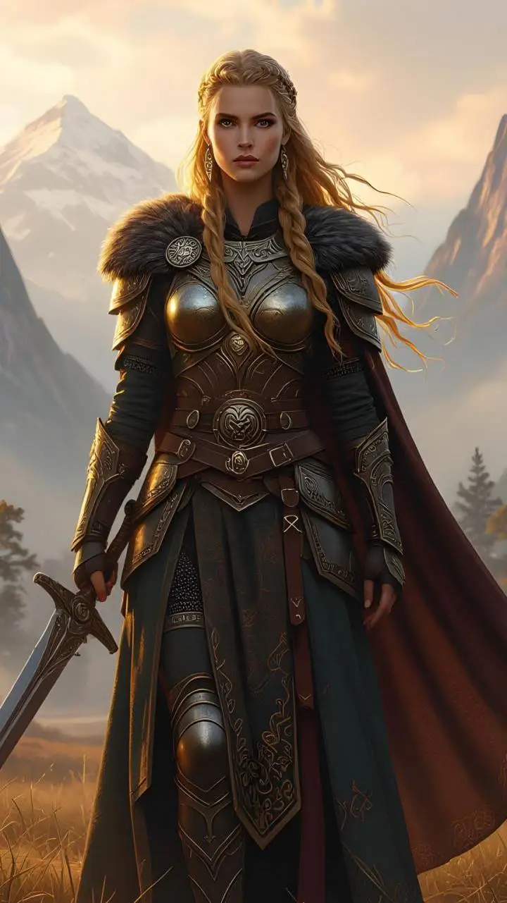 ai character: Eldoria, the Sword background