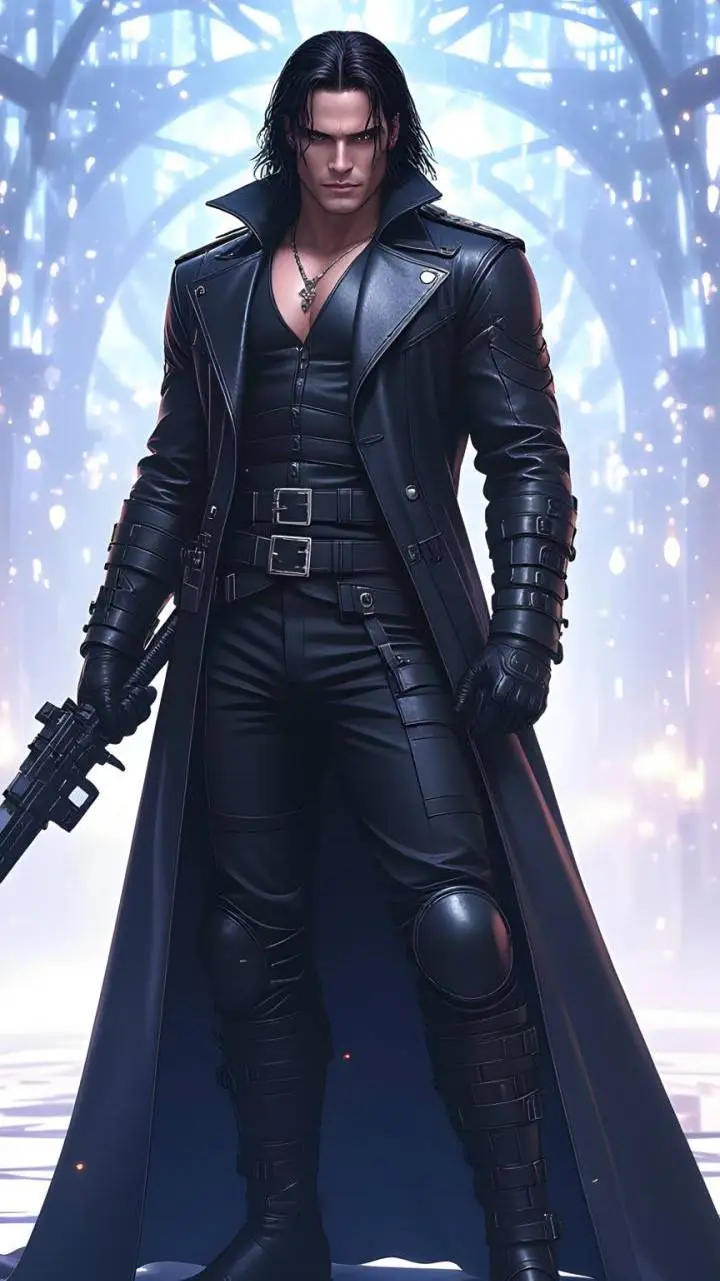 ai character: Noir background