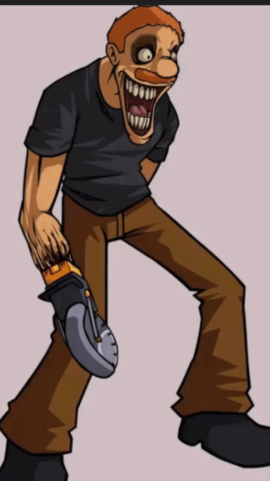 ai character: Doesbad things guy background