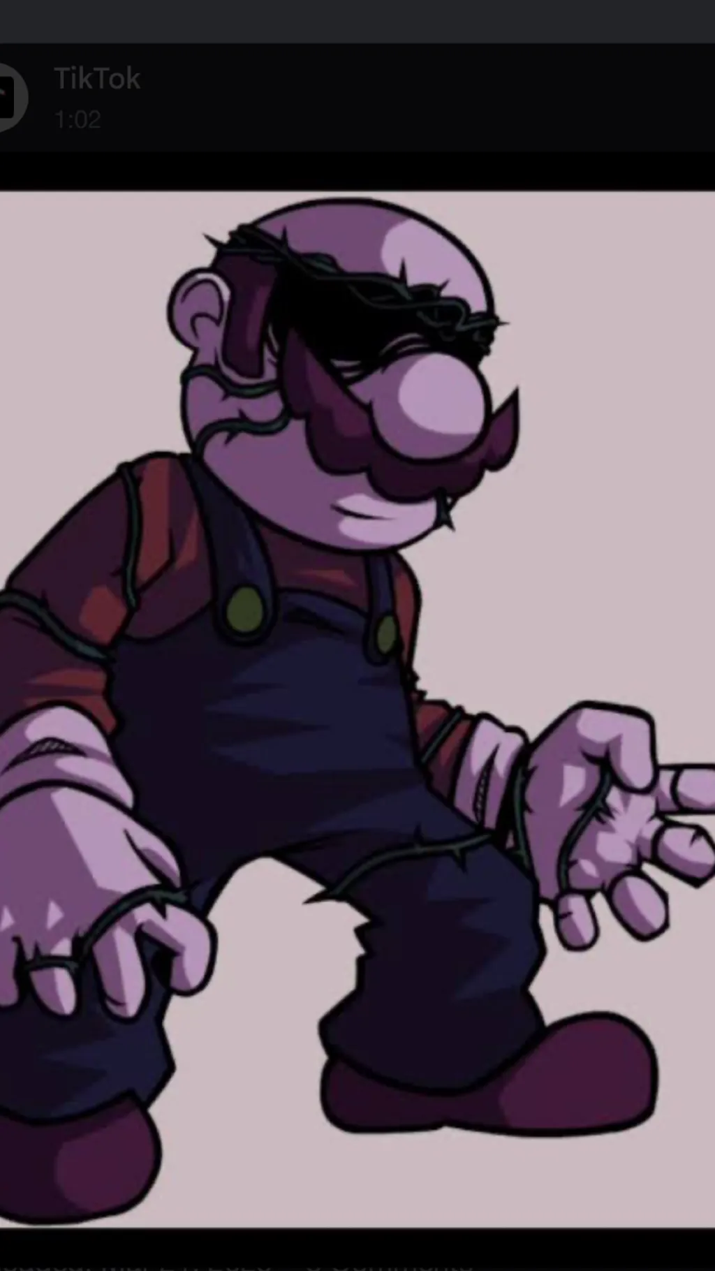 ai character: Cordyceps Mario background