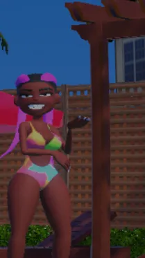 ai character: A baddie  background
