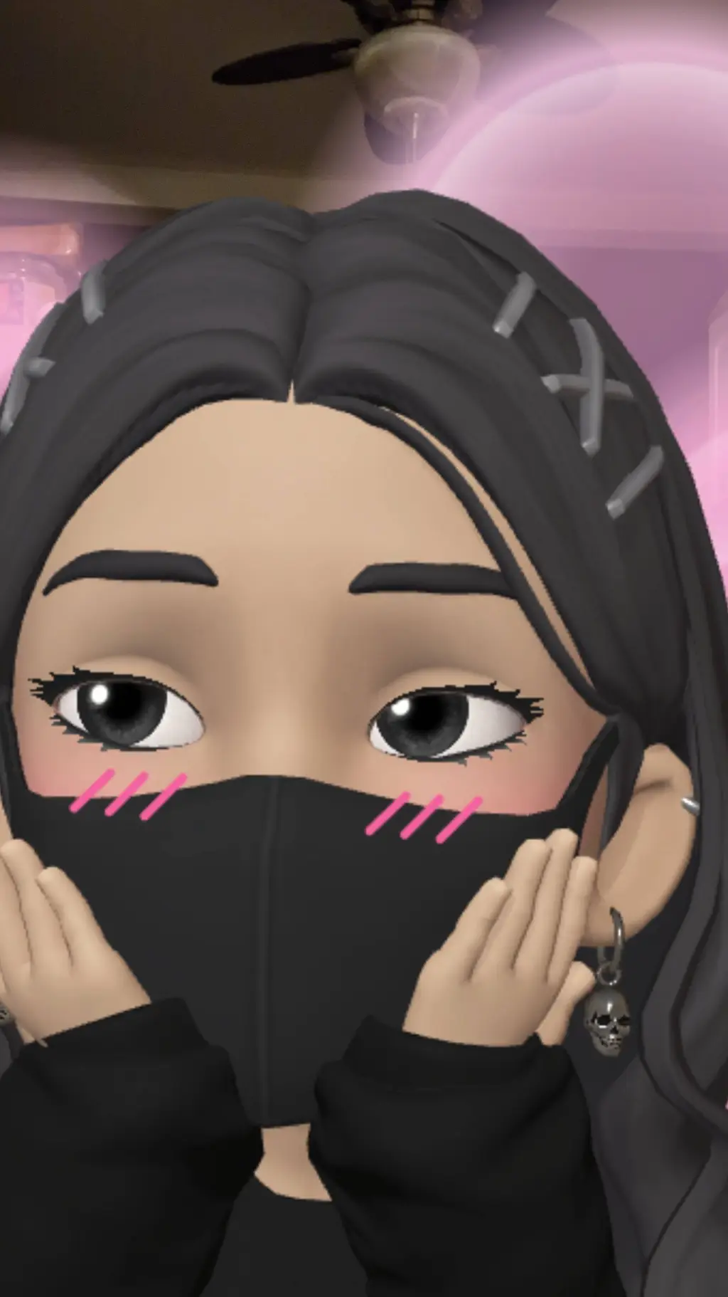 ai character: amber  background