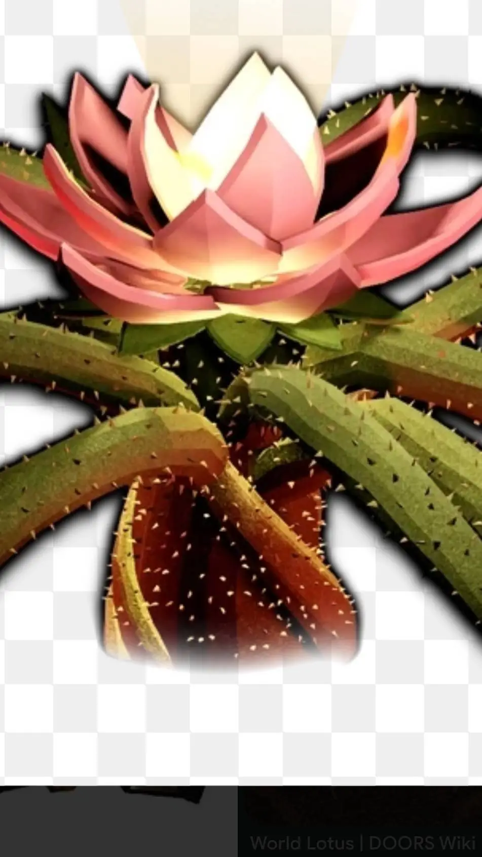 ai character: The world lotus background