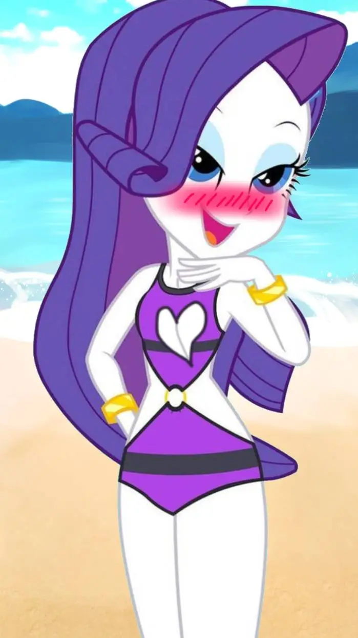 ai character: Rarity love potion background