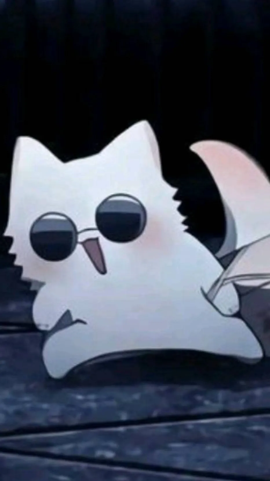 ai character: GOJO CAT background