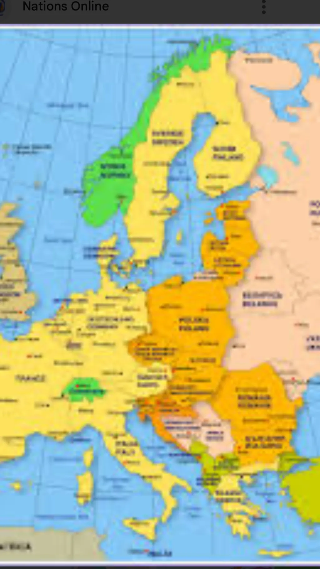 ai character: Guess Europe background