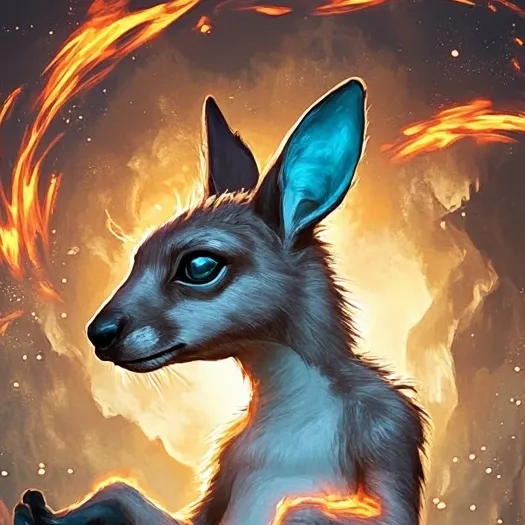 chat with ai character: Giant baby kangaro