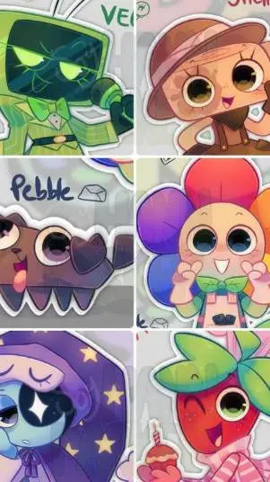 ai character: Dw loves you! background