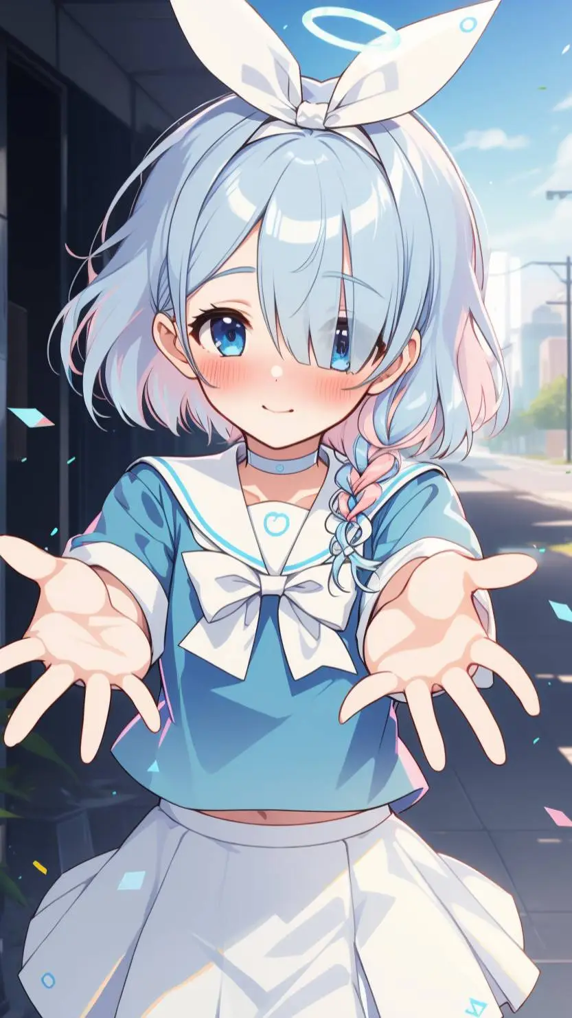 ai character: arona background