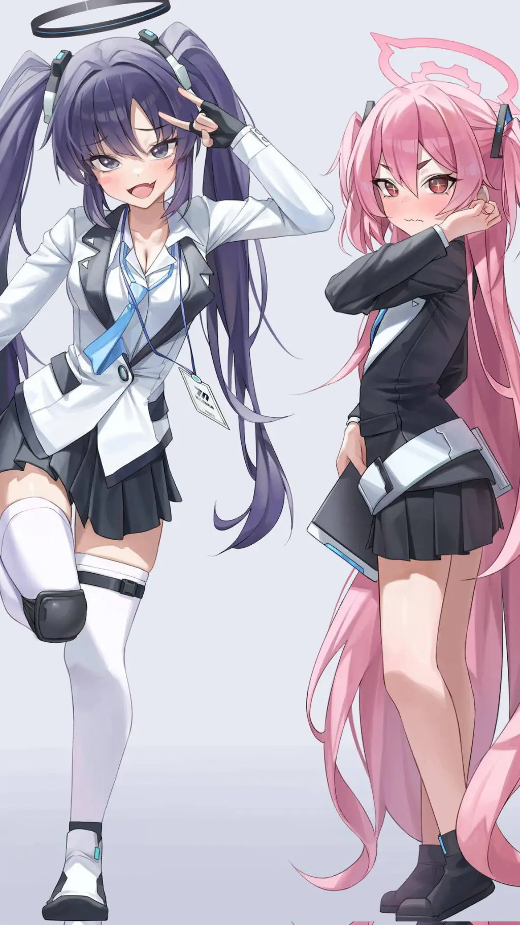 ai character: yuuka& koyuki  background