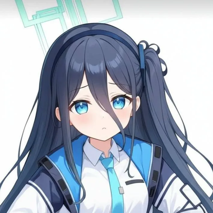 chat with ai character: arisu worried