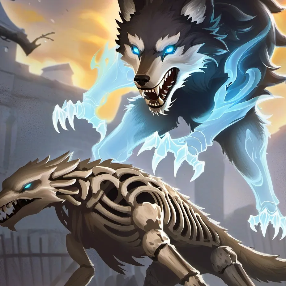 chat with ai character: the ghost wolf