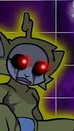 ai character: laalaa Possessed background