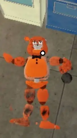 ai character: Sad fnaf 2 background