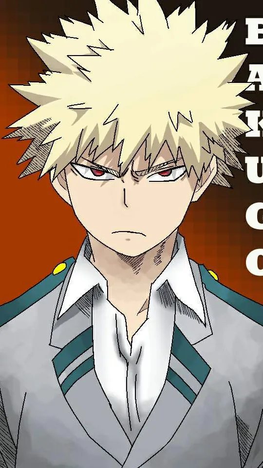 ai character: Katsuki Bakugo background