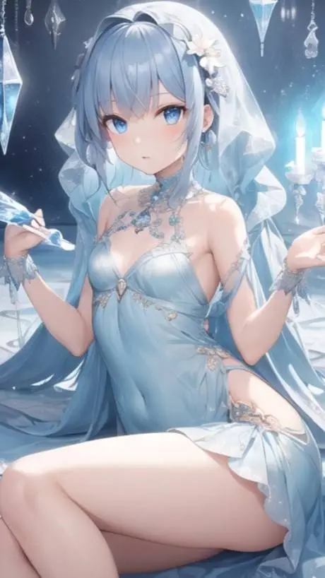 ai character: Crystal background
