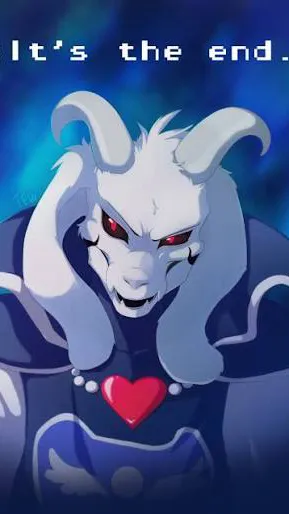 ai character: Buff asriel x dess background