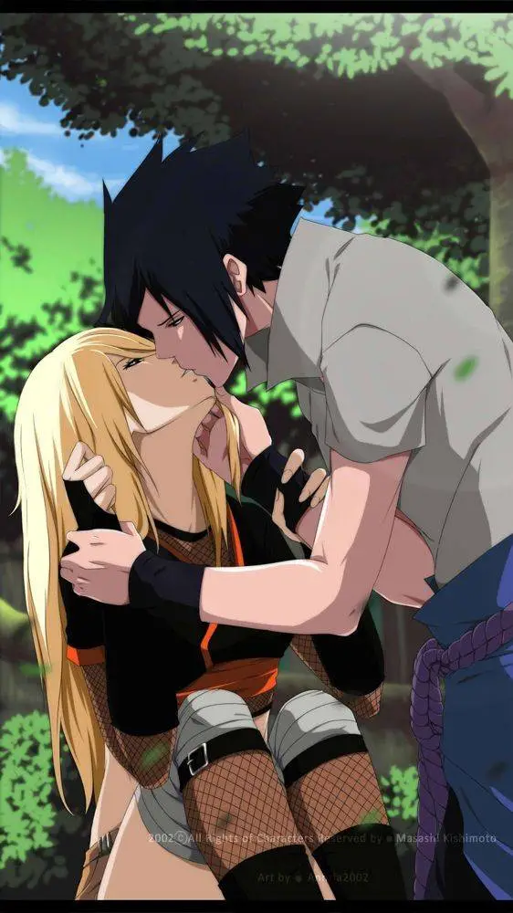 ai character: Sasuke love  background