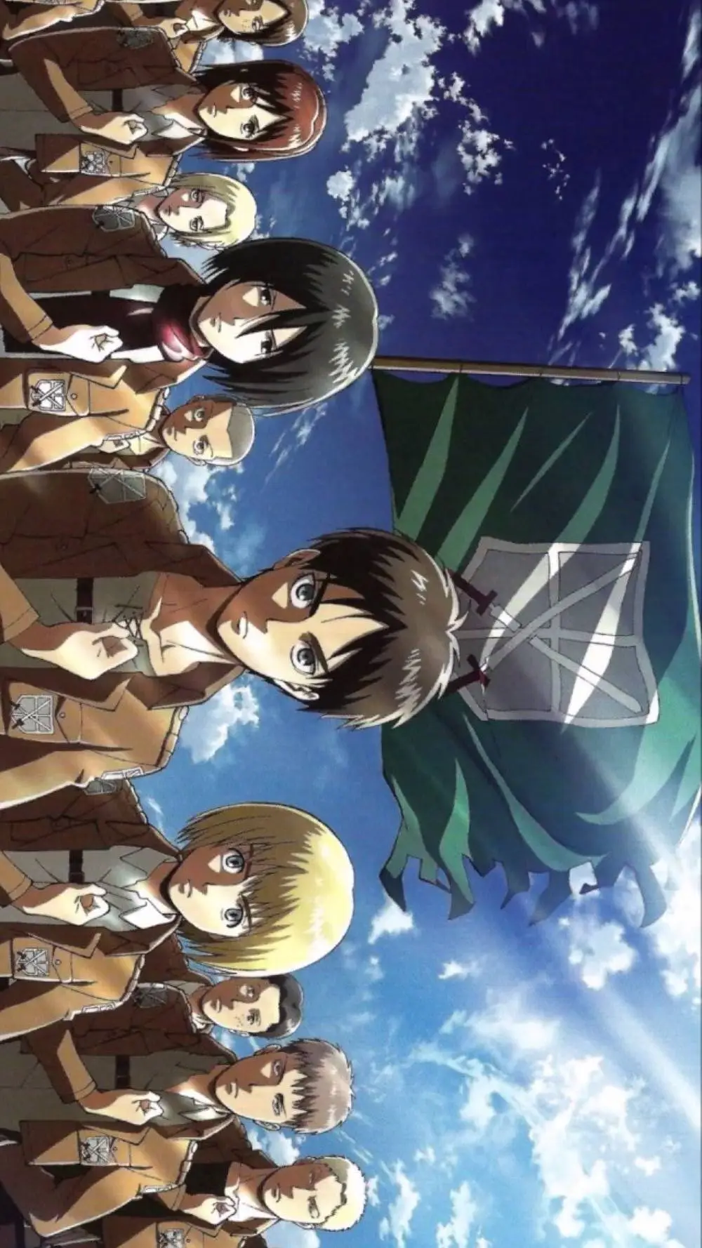 ai character: AOT AU background