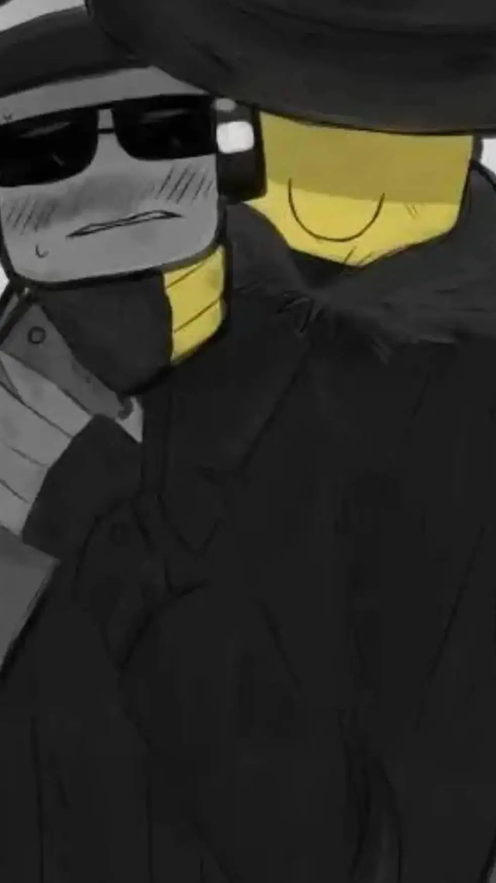 ai character: ~Double Fedora~ background