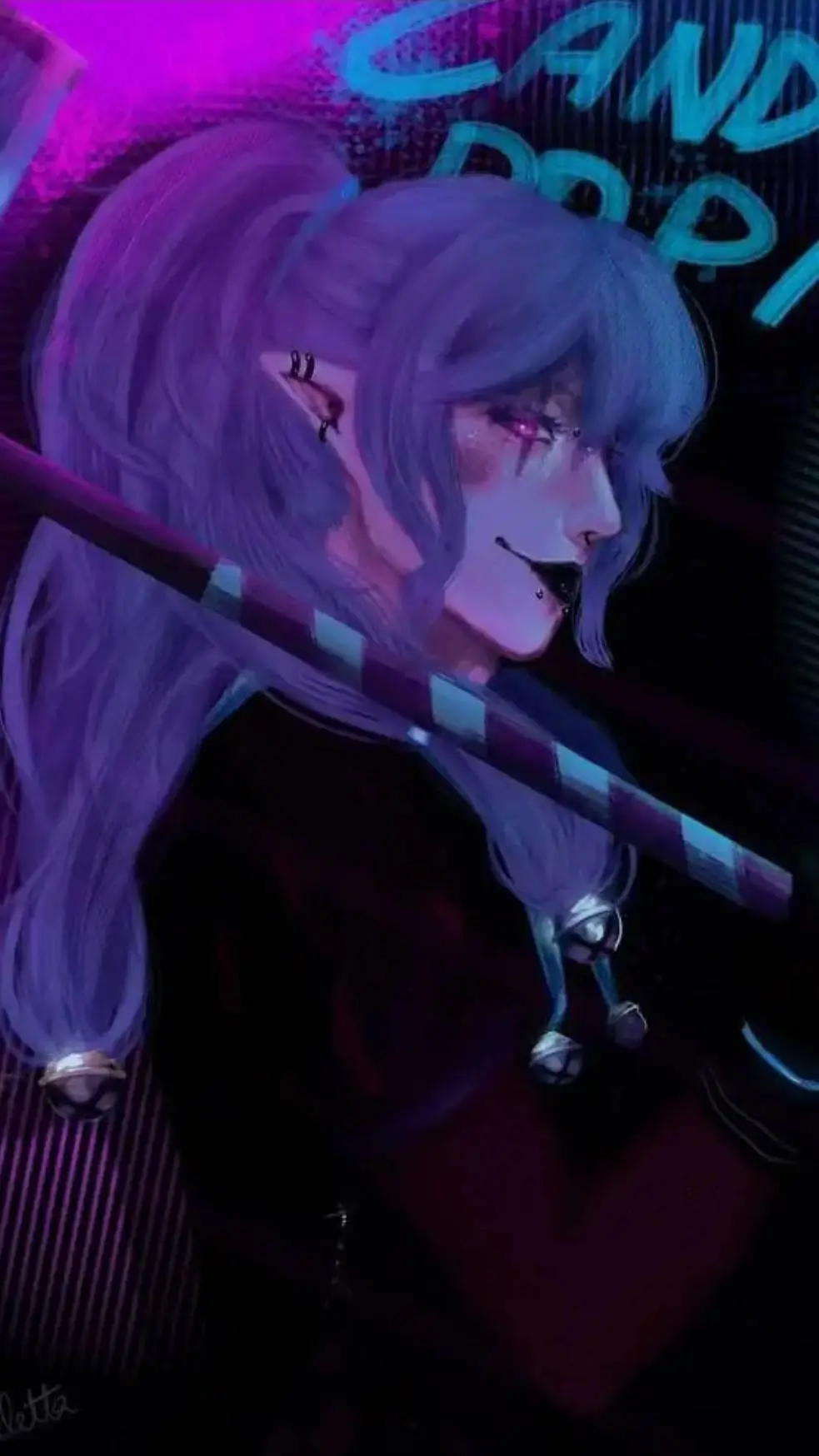 ai character: Candy Pop background