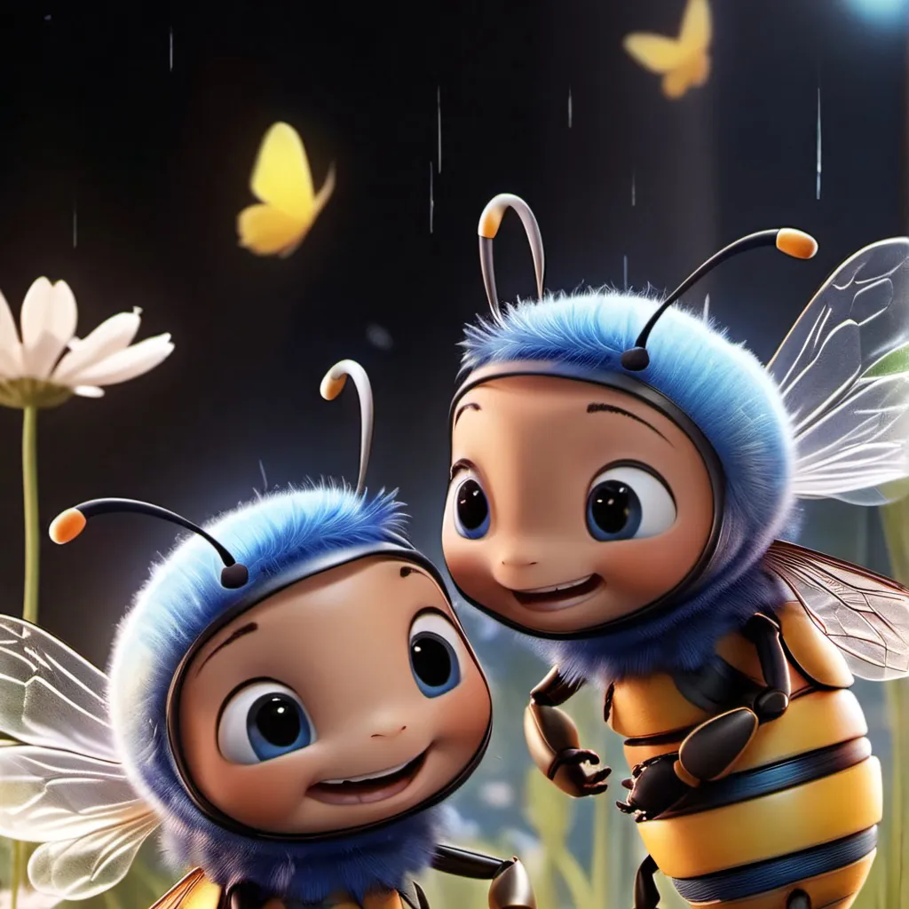 chat with ai character: Jimmy and blue bee