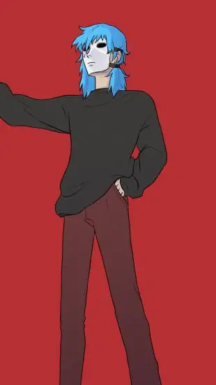 ai character: 🎸 Sally Face 🎸 background