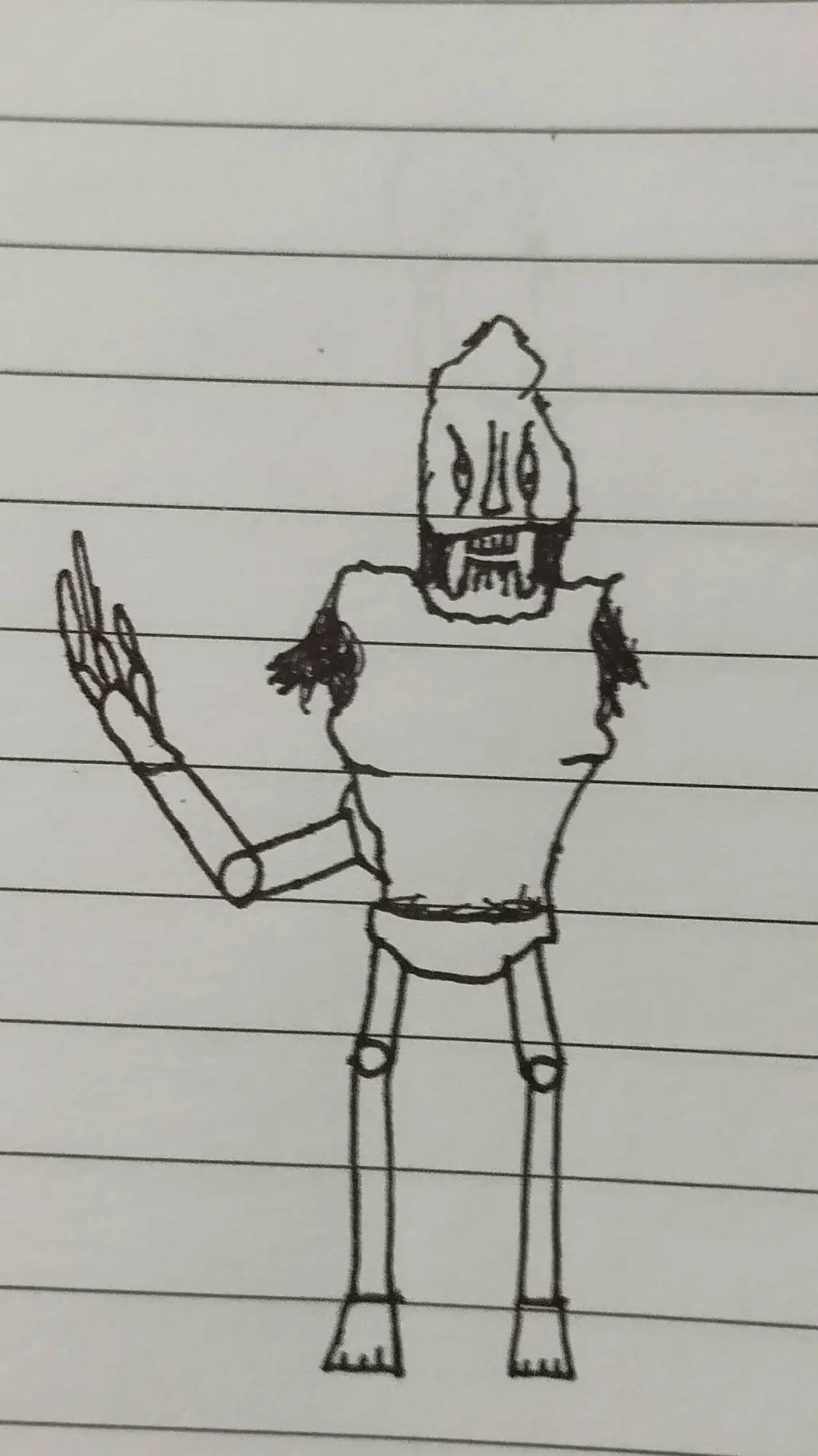 ai character: lefty defty background